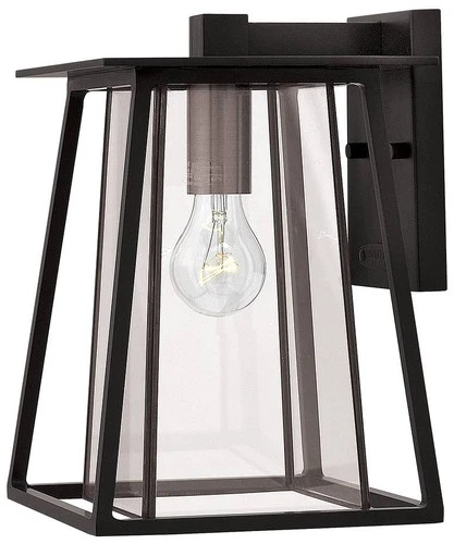 Hinkley Walker 12 1/4" High Black Outdoor Wall Light - Picture 1 of 4