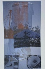 ROBERT RAUSCHENBERG “VELO TANYAS” FIRMADO A MANO EDICIÓN LIMITADA IMPRESIÓN 81/500 Eames