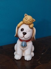 THUN Collezione Thun Club 2019 "Cane & Gatto" Statuina Esclusiva THUN Originale