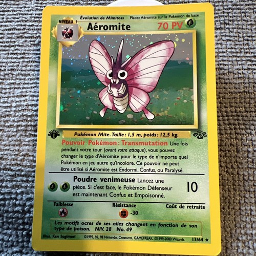 Venomoth [1st Edition] #13 Pokemon Jungle Holo