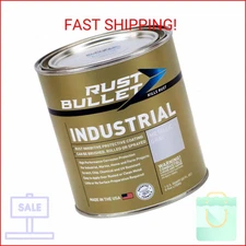 RUST BULLET Industrial - Metallic Gray - 1 Quart - Rust Preventative Coating for