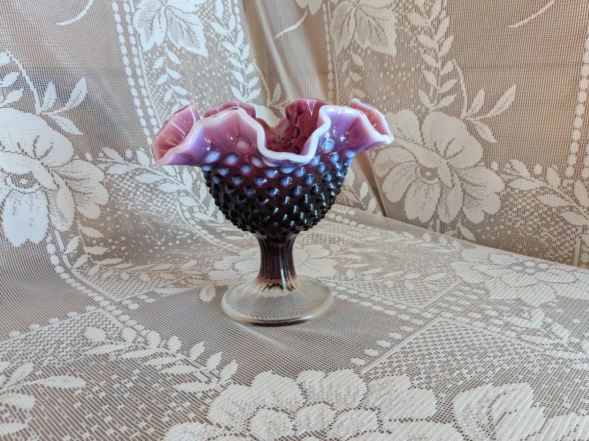 Fenton Plum Opalescent Hobnail for sale | eBay