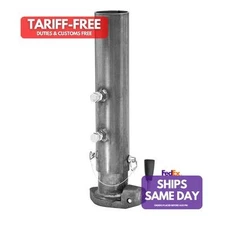 Reese 1289040300, One Natural Steel Bx1 30K Round Gooseneck Coupler Short Config