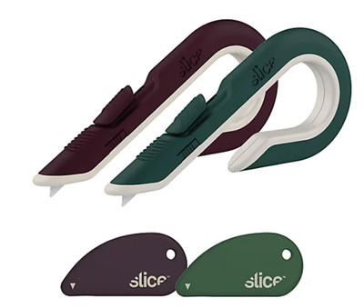 Slice Set of 2 Ceramic Box Cutters and 2 Safety Cutters