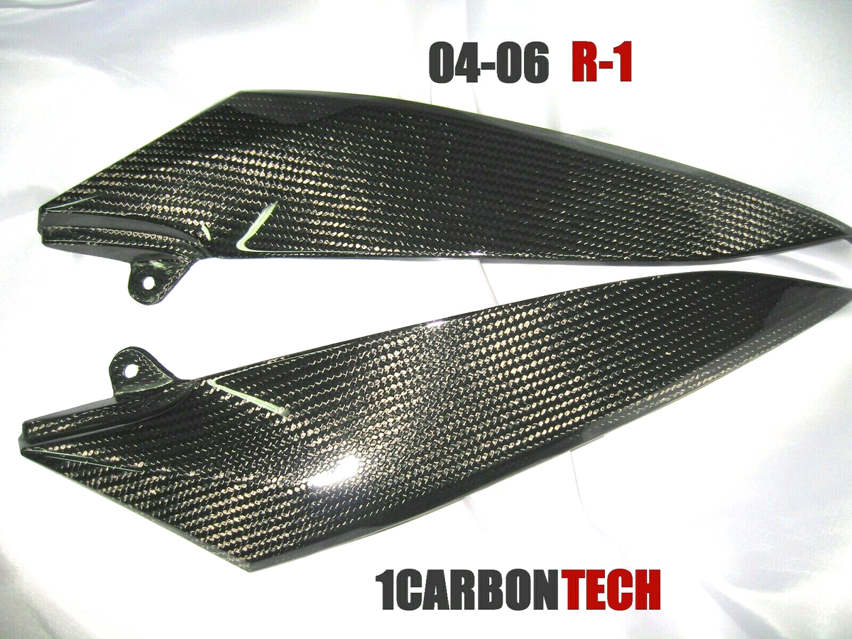 04-05-06 2004-2005-2006 YAMAHA YZF R1 CARBON FIBER LOWER TANK