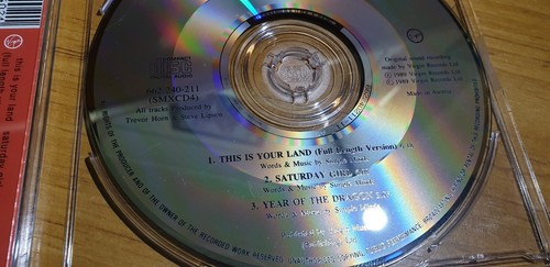 Simple Minds - This Is Your Land **1989 Austria 3 Track CD Single** VGC - Picture 5 of 8