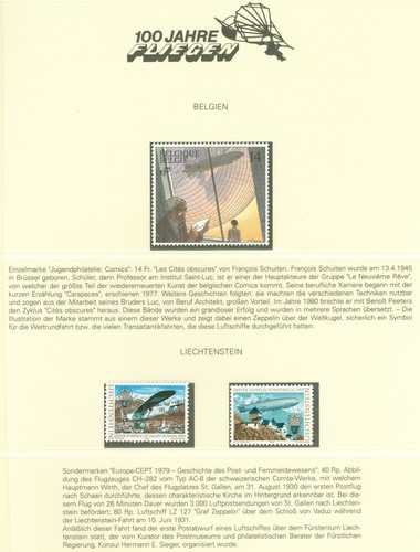 Aviation G28 Belgium 1991 / Liechtenstein 1979 MNH 3v - 第 1/1 張圖片