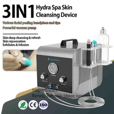 3 in1 Hydro Dermabrasion Machine Cleansing Skin Rejuvenation Hydra Spa Facial US