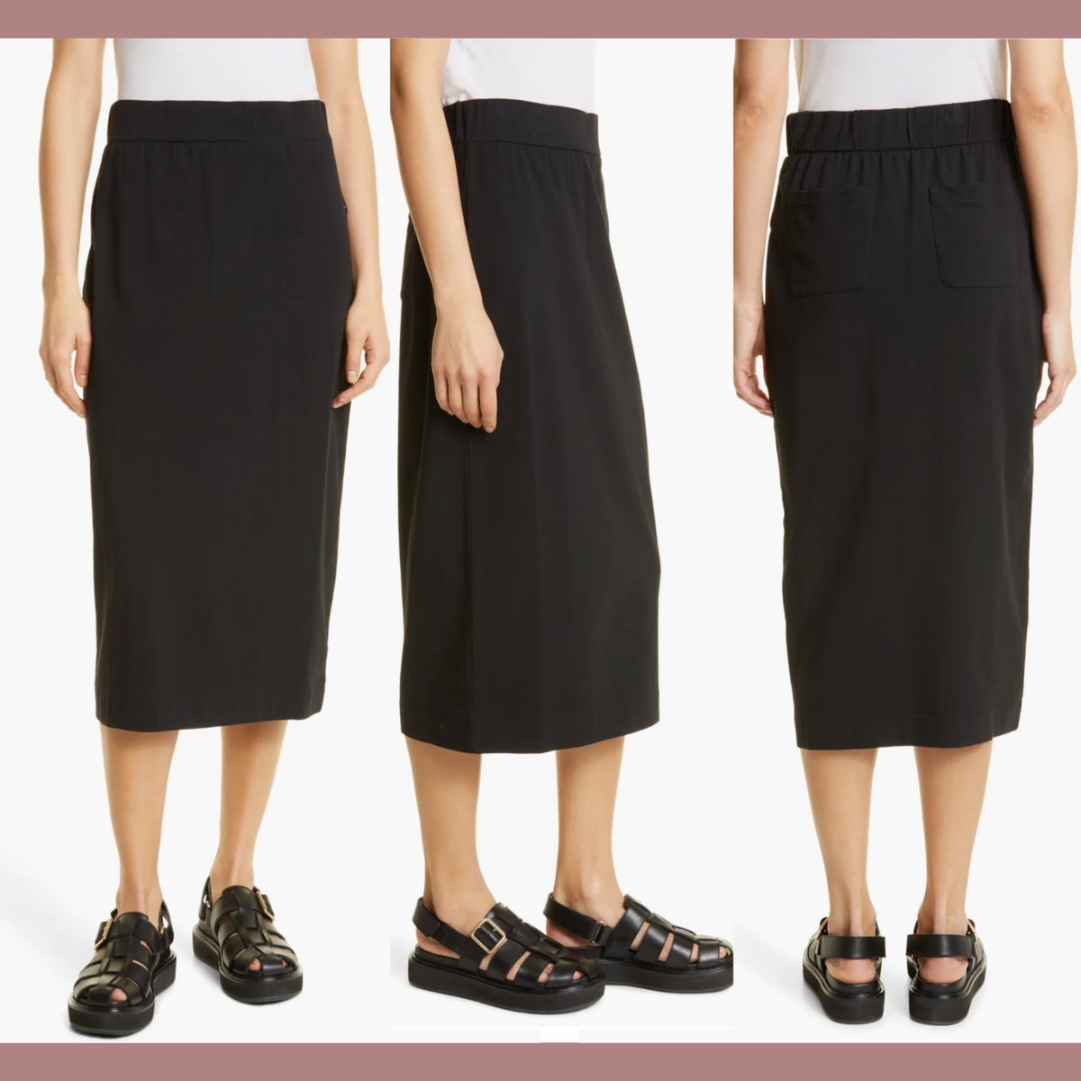 スカート Max Mara Studio Skirts NWT $125 Max Mara Leisure [ Small ] Scenico Jersey Midi