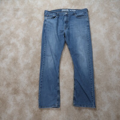 Levi's Signature S51 Straight leg Jeans Men's 40x32 Dark Wash Denim | eBay