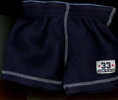 Baby 0-3 months Pants Shorts Sport Cotton 16-18'' waist 7 1/2'' L  in U.S. B1-A4