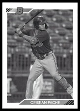 2020 Bowman Heritage #BHP-5 Cristian Pache Prospects Black & White