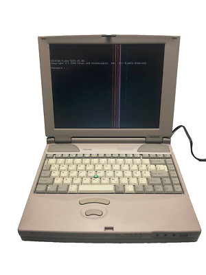 Toshiba Laptop 640CDT Vintage Computer