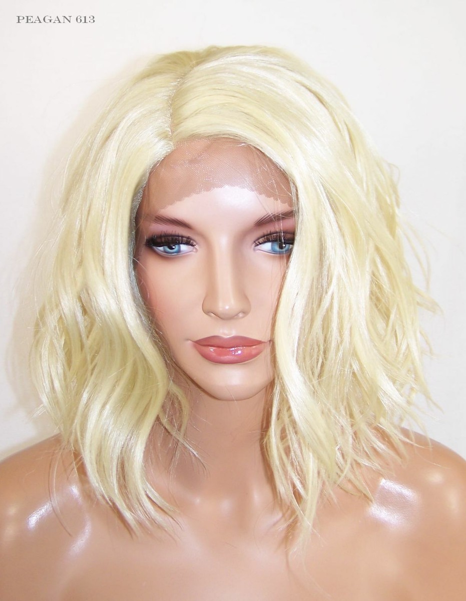 Blonde LayeredLacefront Wig Buy Pale Blonde Layered Lace Front Wig, Online in India - Etsy main image 4