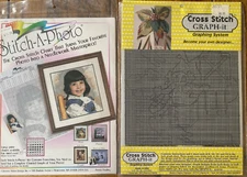 Stitch-A-Photo Chart + Cross Stitch Graph-It LOT -- NEW in packages