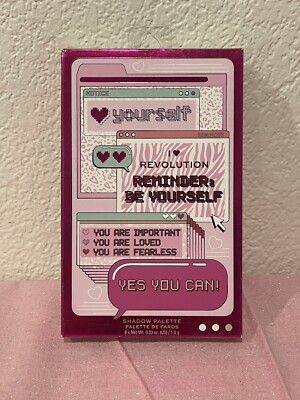 I Heart Revolution Affirmation Self Love Club Eye Shadow Palette NEW