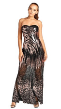 Elegant Sequin Evening Dress