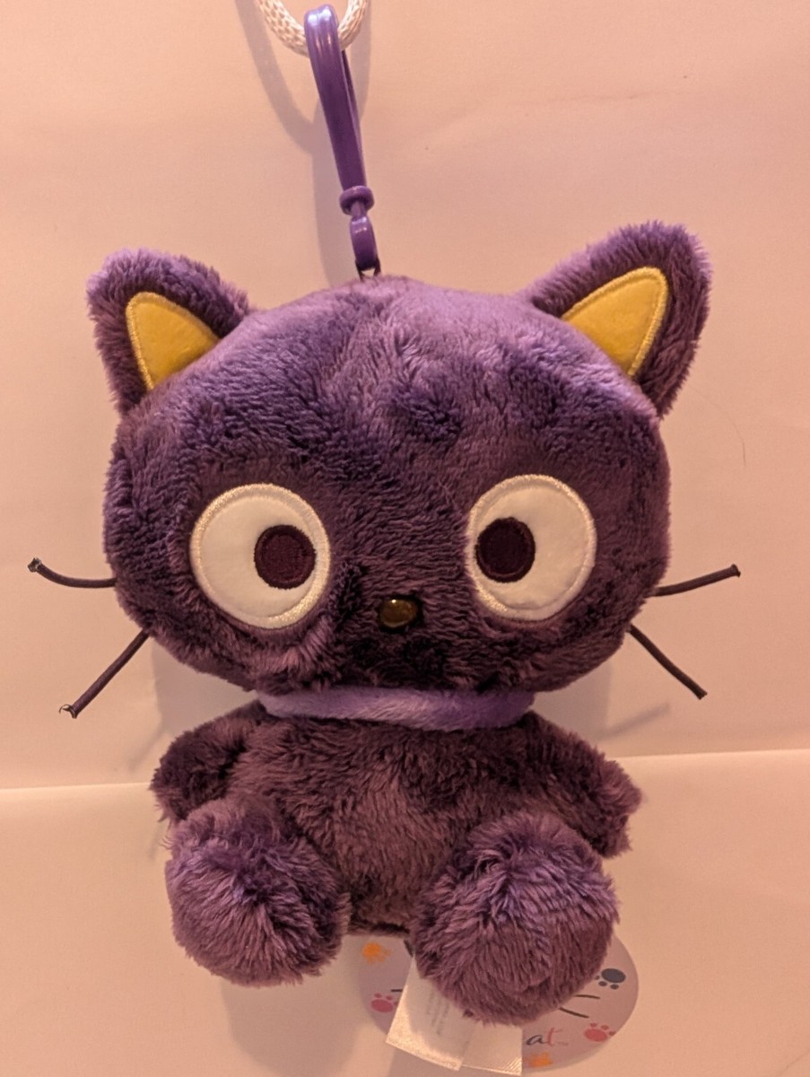 New Sanrio Hello Kitty 2024 Chococat Purple Wave Keychain Bag Clip
