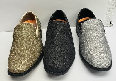 boys gold loafers