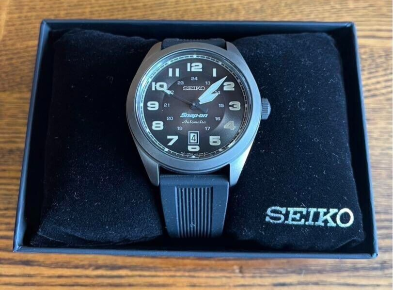 SEIKO SNAP-ON automatic wristwatch collaboration, beautiful SEIKO SNAP-ON automatic wristwatch collaboration, beautiful