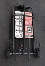 Portable Metal Luggage Cart Folds Up, 100lbs. capacity