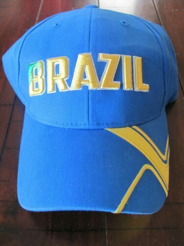 Brazil Soccer Cap, Brazilian National Pride Hat, Brasil Cap