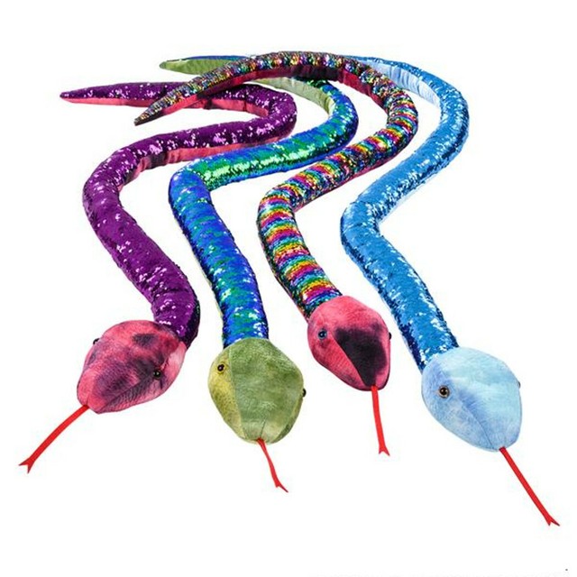 reversible sequin snake