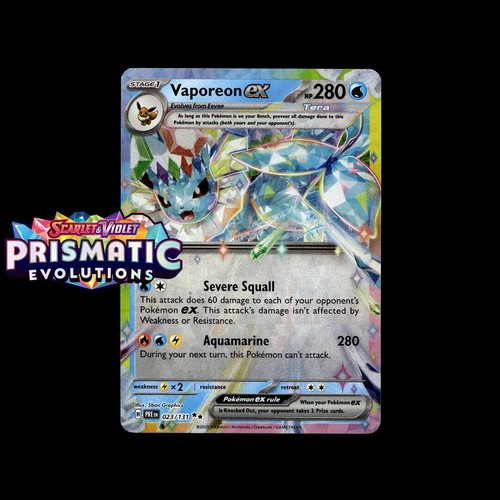 Pokemon Prismatic Evolutions: Choose Your Card! Reverse Holo/Holo EX Full Art NM - Picture 27 of 173