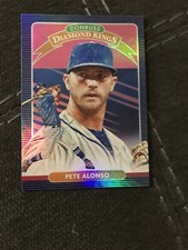 2020 Donruss Holo Pink #7 Pete Alonso NY Mets