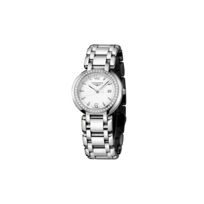 Longines Prima Luna mit Diamanten L8.110.0.16.6 - Damen Armbanduhr