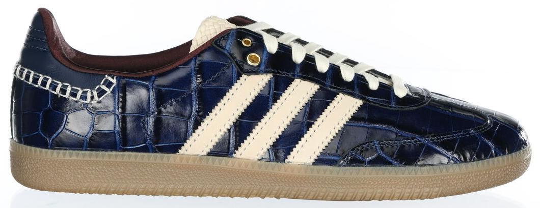 Wales Bonner × adidas Samba Navy Size 11 - adidas Wales Bonner x Samba Collegiate Navy Yellow