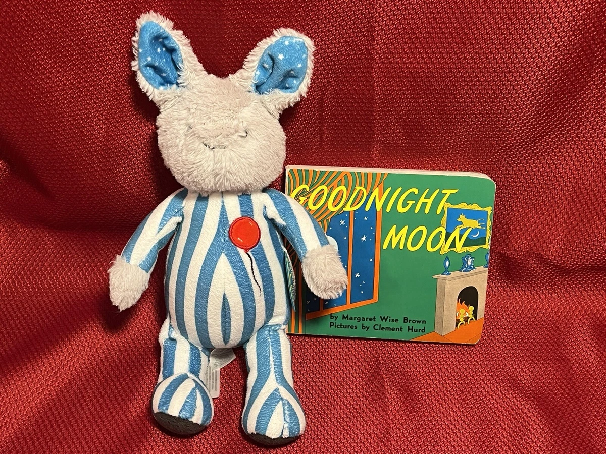 Goodnight Moon Beanbag Stuffed Animal Plush Pajama Bunny 12 inch and book