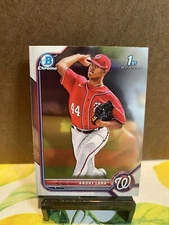 2022 Bowman Chrome Andry Lara 1st Bowman Prospects Washington Nationals #BCP-70