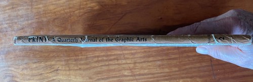 PRINT QUARTERLY JOURNAL OF GRAPHIC ARTS 1941 V2#2 TASTING OF BEERS ALES INSERT - Picture 2 of 7