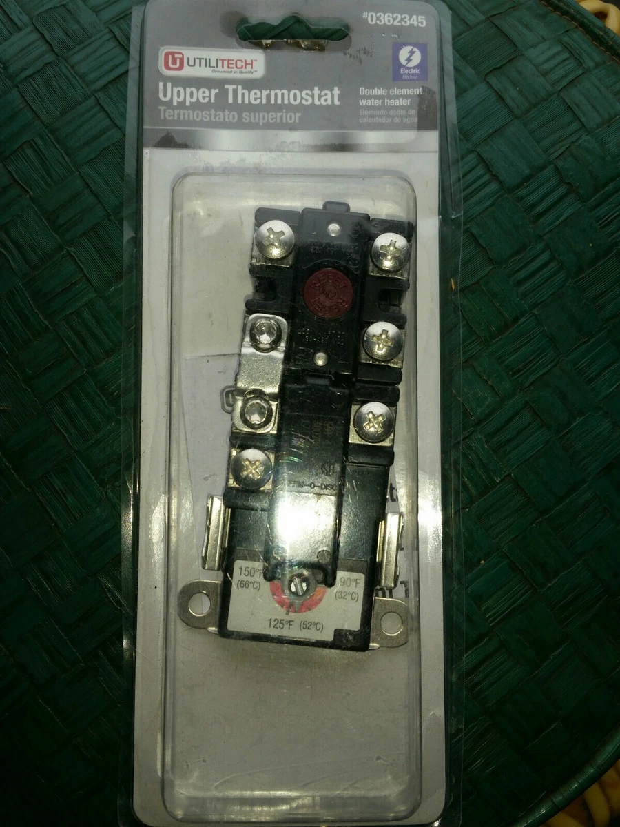 Utilitech - 0362345- Water Heater Thermostat Double element water heater |  eBay