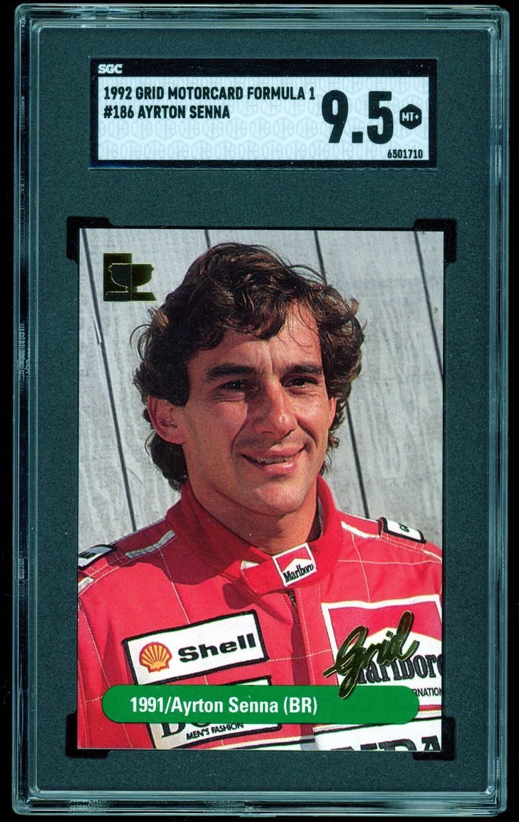 Ayrton Senna 1992 Grid Motorcard Formula 1 F1 Legend Brazil