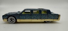 Hot Wheels Limozeen #0458 Turquoise Glitter WW Wheels Loose Excellent Cond.