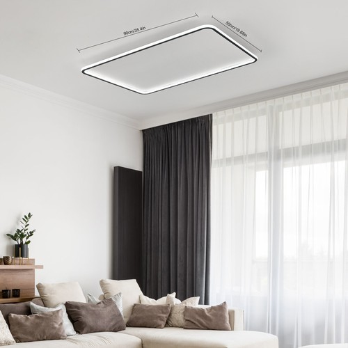 LED Ceiling Light Dimmable Bedroom/Kitchen Flush Mount Lamp Fixture w/ Remote - Picture 3 of 13