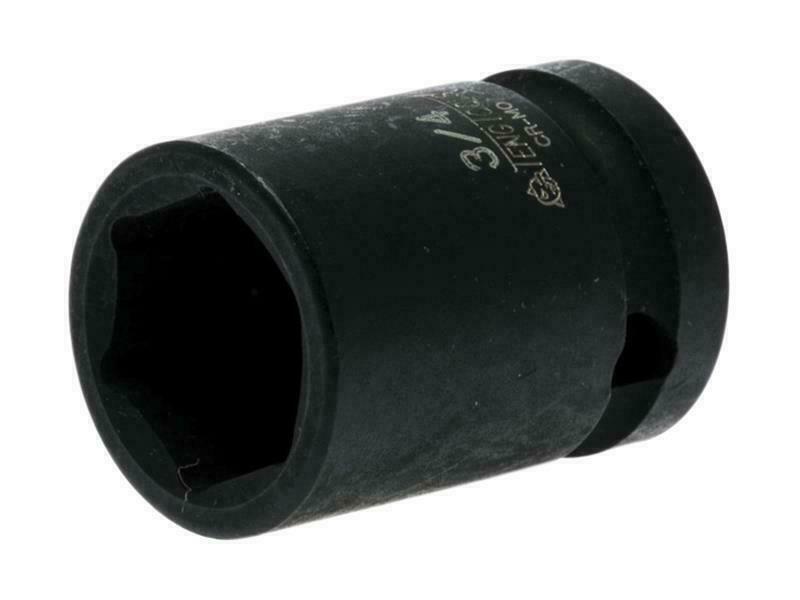 Teng Impact Socket Hexagon 6 Point 1/2In Drive 3/4In TEN920124N