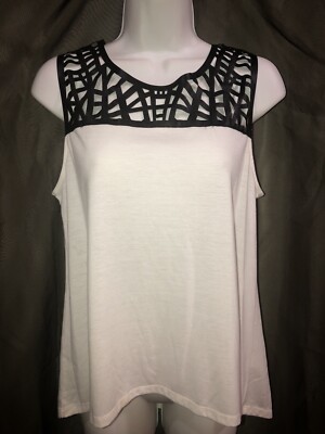 ALMOST FAMOUS Sleeveless Knit Top Jr. Women's Size MEDIUM