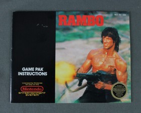 Rambo NES CIB, 1988, Nintendo, Vintage Cartridges, Video Games