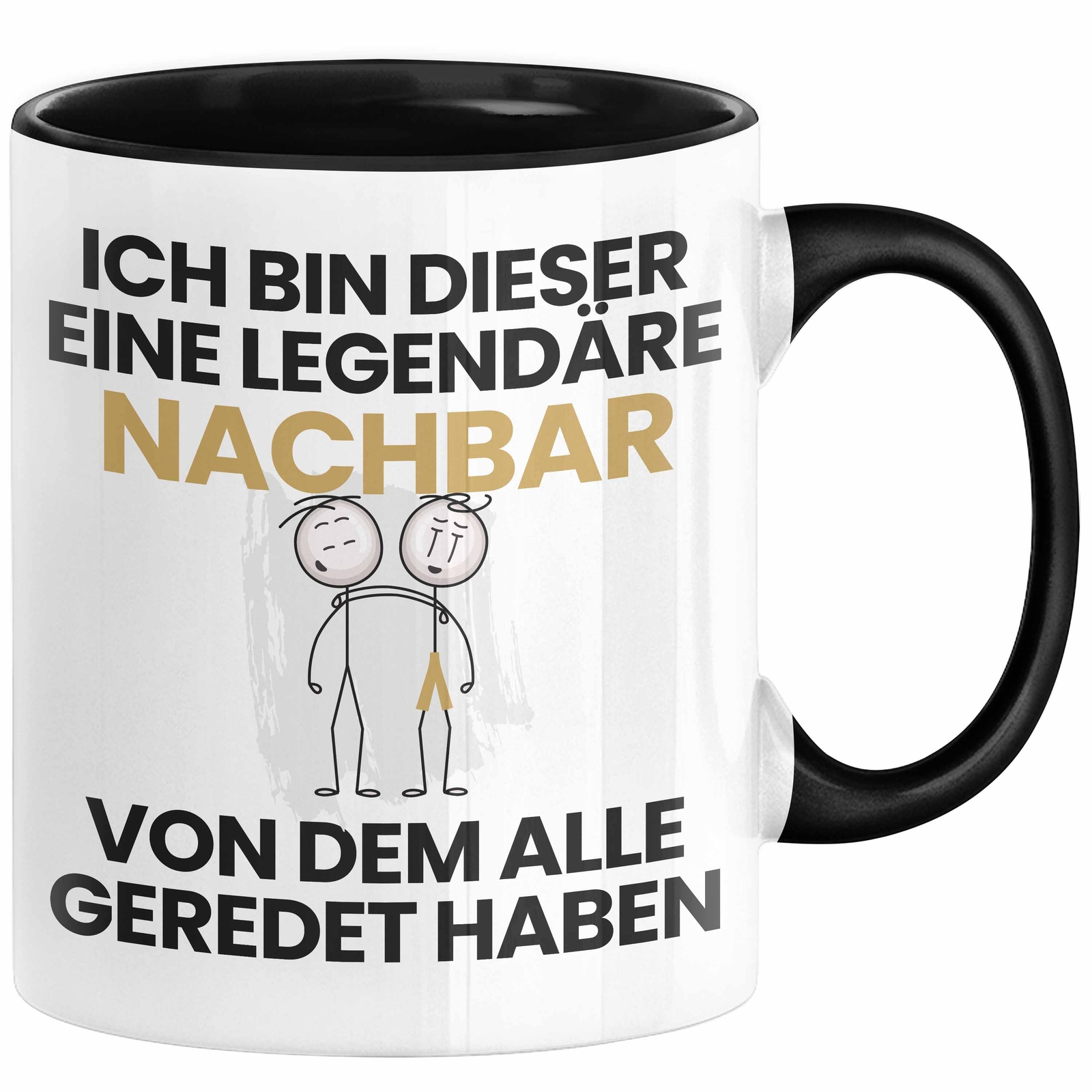 Nachbar Geschenk Tasse Lustige Geschenkidee Geburtstag für Nachbar Ich Bin Diese