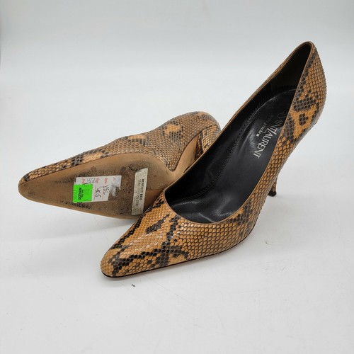 Yves Saint Laurent Brown Black Snake 