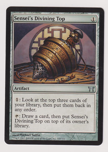師範の占い独楽 ボーダーレスfoil 英語 Sensei's DivingTop 日)【Foil】師範の占い独楽 / Sensei's Divining Top ☆ボーダー