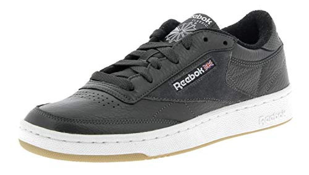 (TG. 40 EU) Reebok Club C 85 ESTL, Scarpe da Tennis Uomo, Nero (Coal/White/Washe