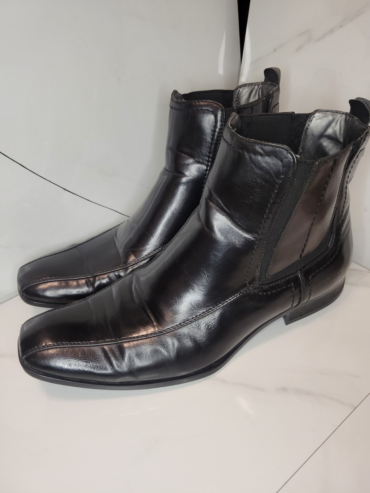 Men's Black Chelsea Boots Size 10.5 by Guess-image