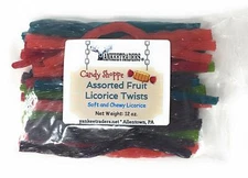 YANKEETRADERS® Assorted Fruit Licorice Twists, 2, 12 oz. Bags (24 Oz.)