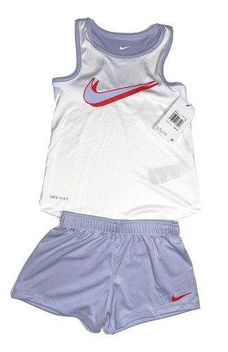 Nike or Jordan Girls Tempo Dri-Fit Short Sets, Bike or Skort Sets; Size4-6X NWT - Picture 24 of 34