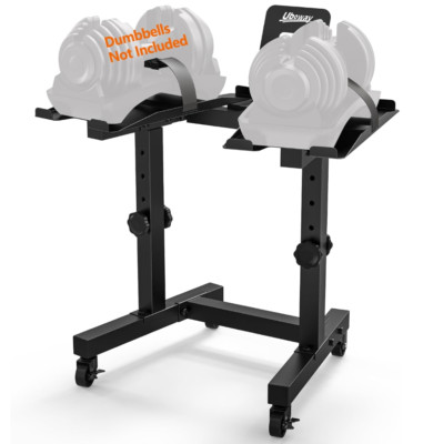 Adjustable Double Dumbbell Rack Stand For SelectTech 552/560 Dumbbell Holder US