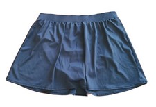 TrimShaper Swim Active Skirt Swimsuit Bottom Women's Size 22W Black NWT 49